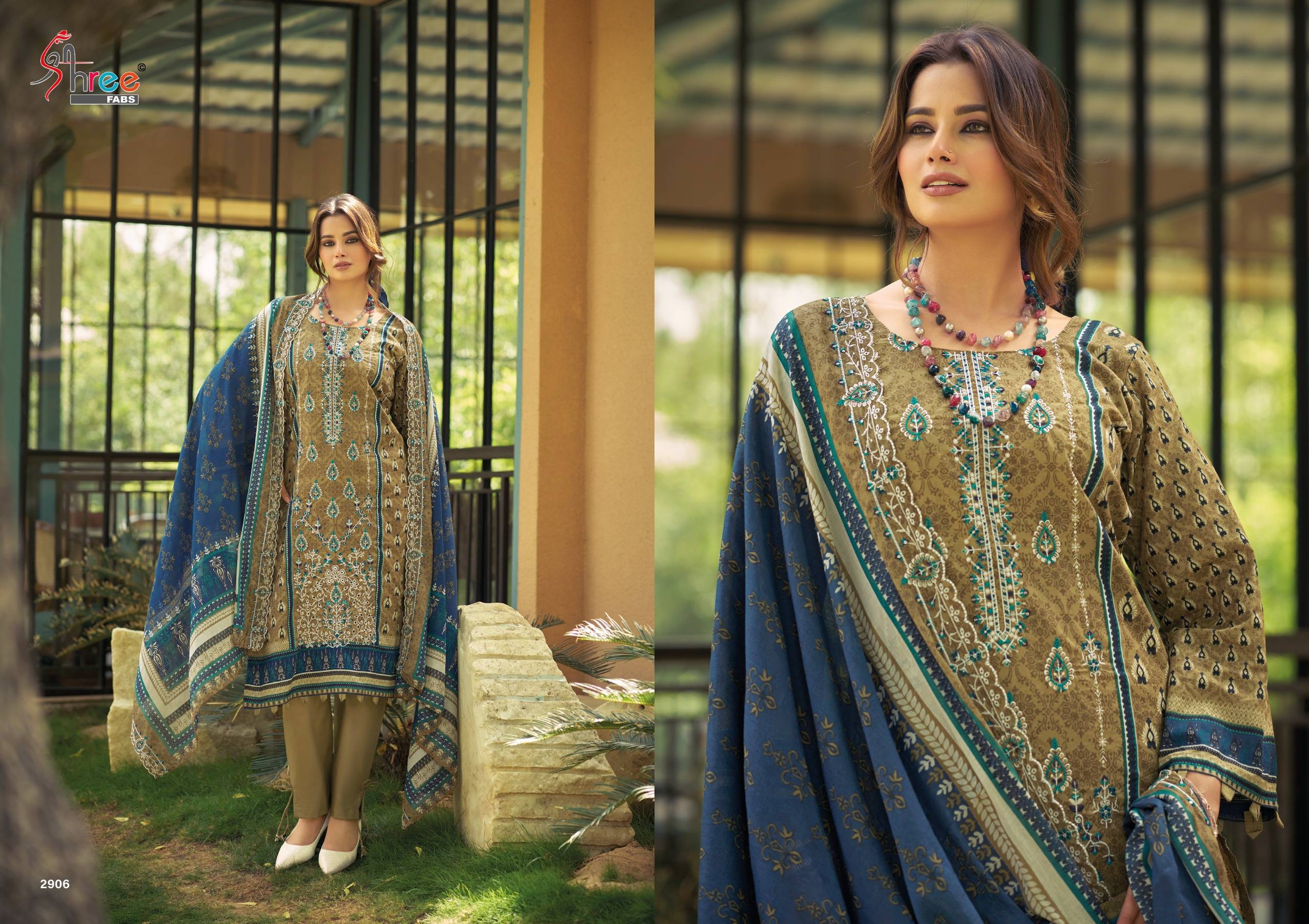 BIN SAEED LAWN COLLECTION VOL-29 BY SHREE FAB 2901 TO 2906 SERIES Pakistani Stylish Beautiful Colourful Printed PURE LAWN COTTON Stitched Dresses At Wholesale Price